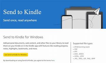 Send to Kindle for Windows - Download it from Habererciyes for free